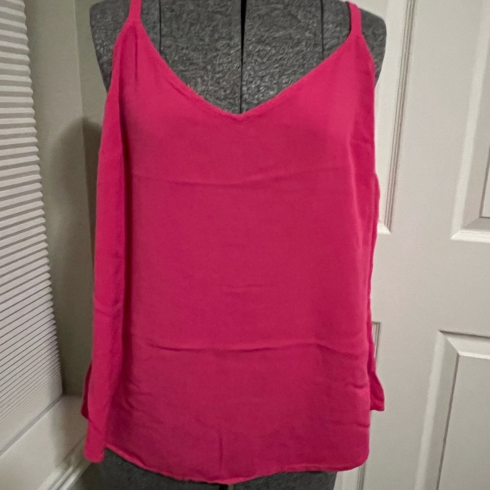 Torrid Hot Pink Cami Tank V-Neck Layered 2X